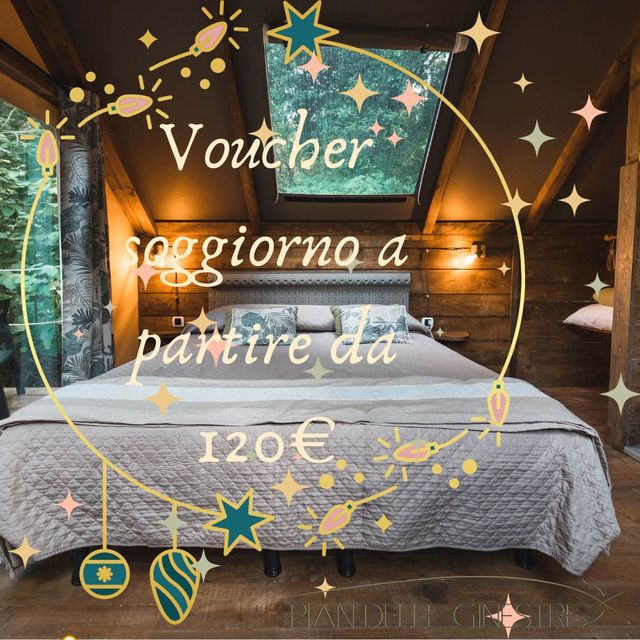 Regali di Natale: Voucher Soggiorno al Glamping Pian delle Ginestre