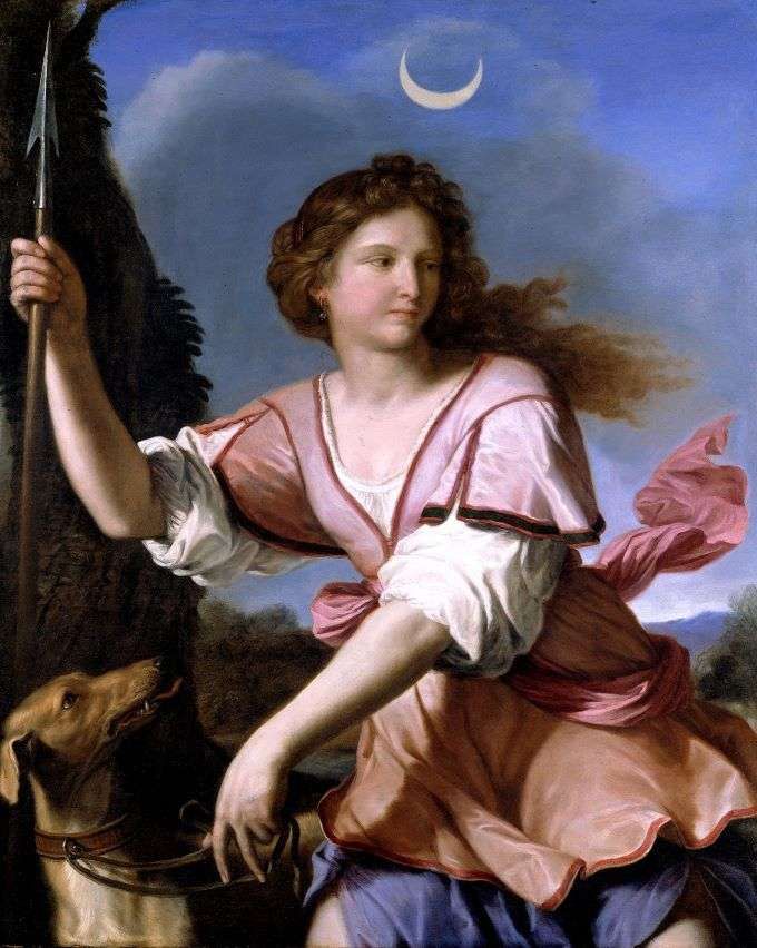 Diana la cazadora de Guercino