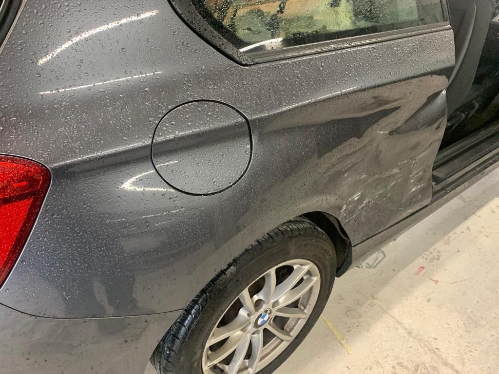 BMW side damage