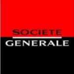 The logo for societe generale is red and black.