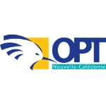 A logo for a company called opt with a bird on it.