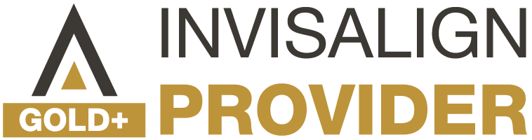 The logo for invisalign is a gold provider.
