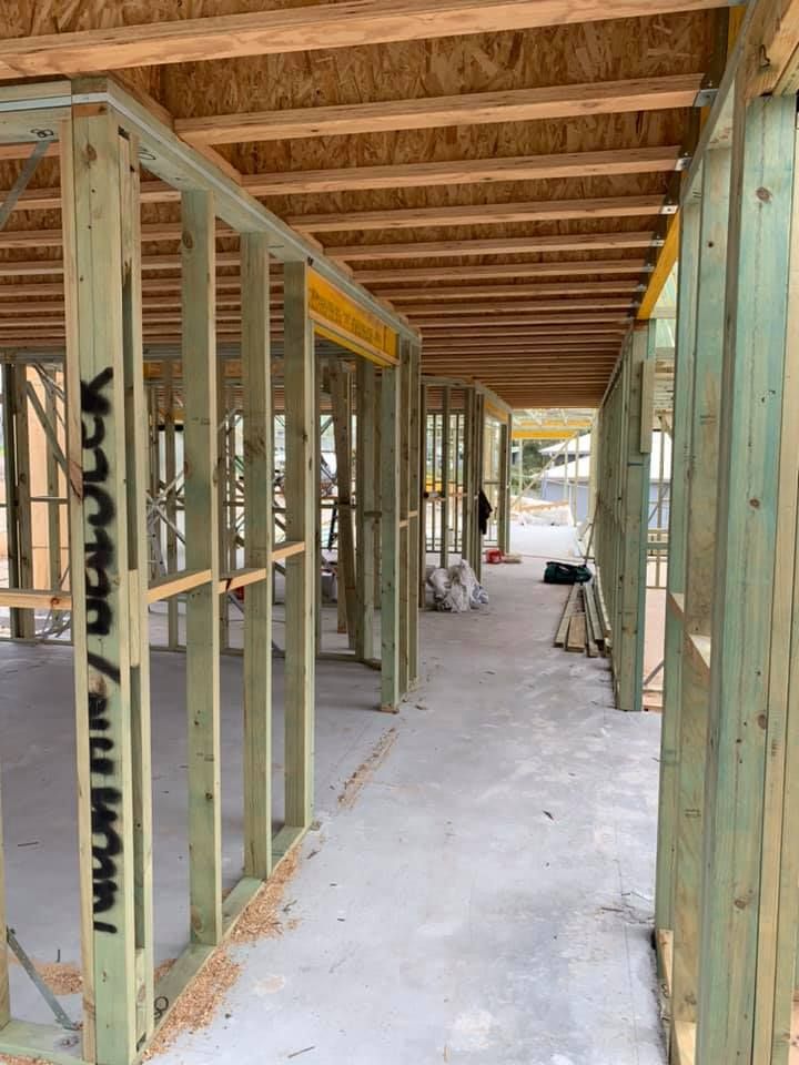 Wooden Framework of a House Under Construction — McNamara's Frames & Trusses In Port Macquarie, NSW