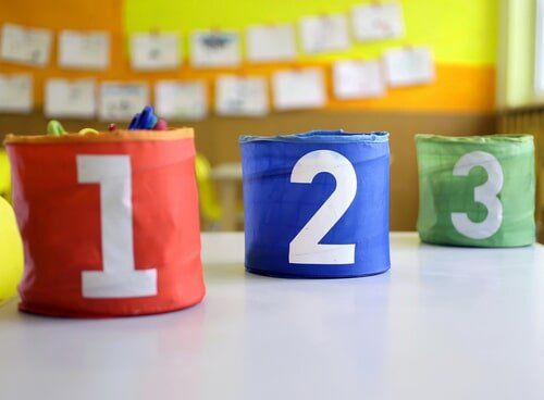 Jars with Number — Woodlands Child Care Centre in Albury, NSW
