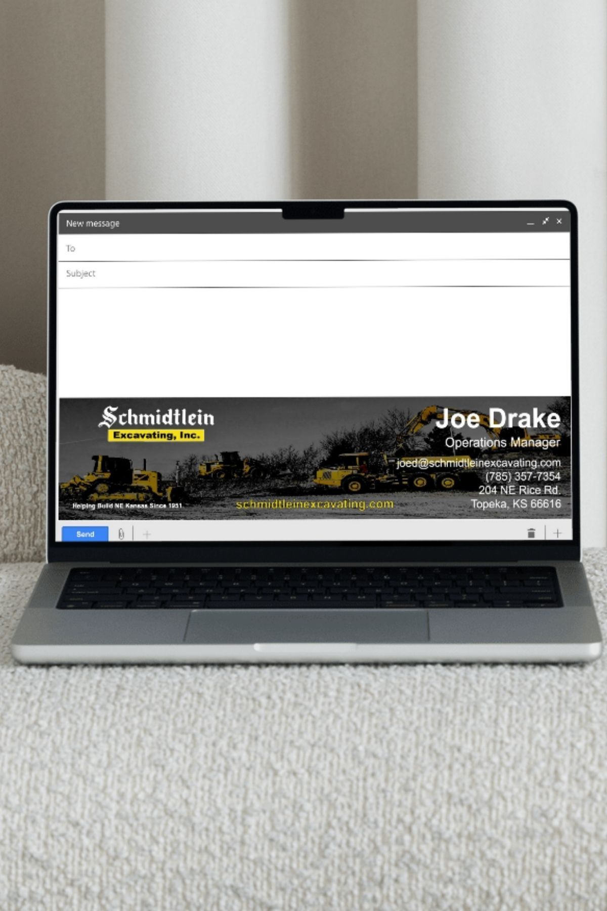 A person is putting a qr code on an envelope.