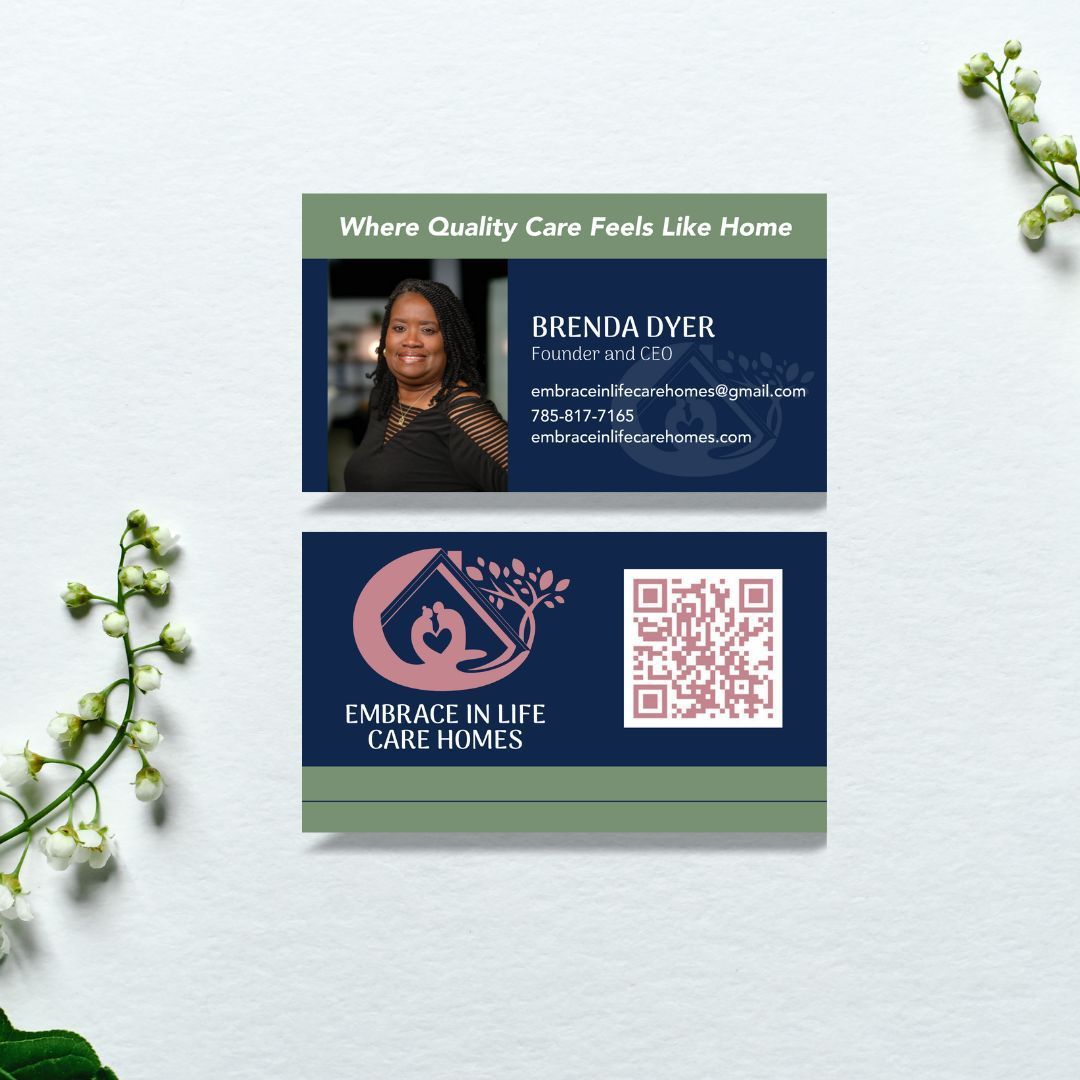 A clipboard with a letterhead for a company called care homes