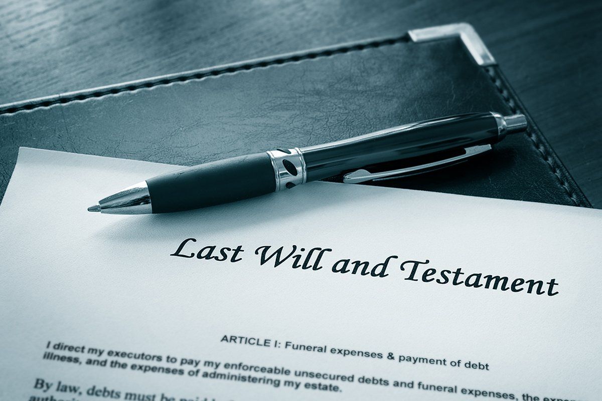 Last Will and Testament Document with Pen — Douglasville, GA — Don F. DeFoor P.C.