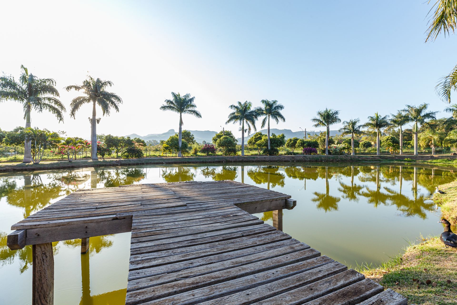 Um salão de cabeleireiro com duas cadeiras e uma pia.