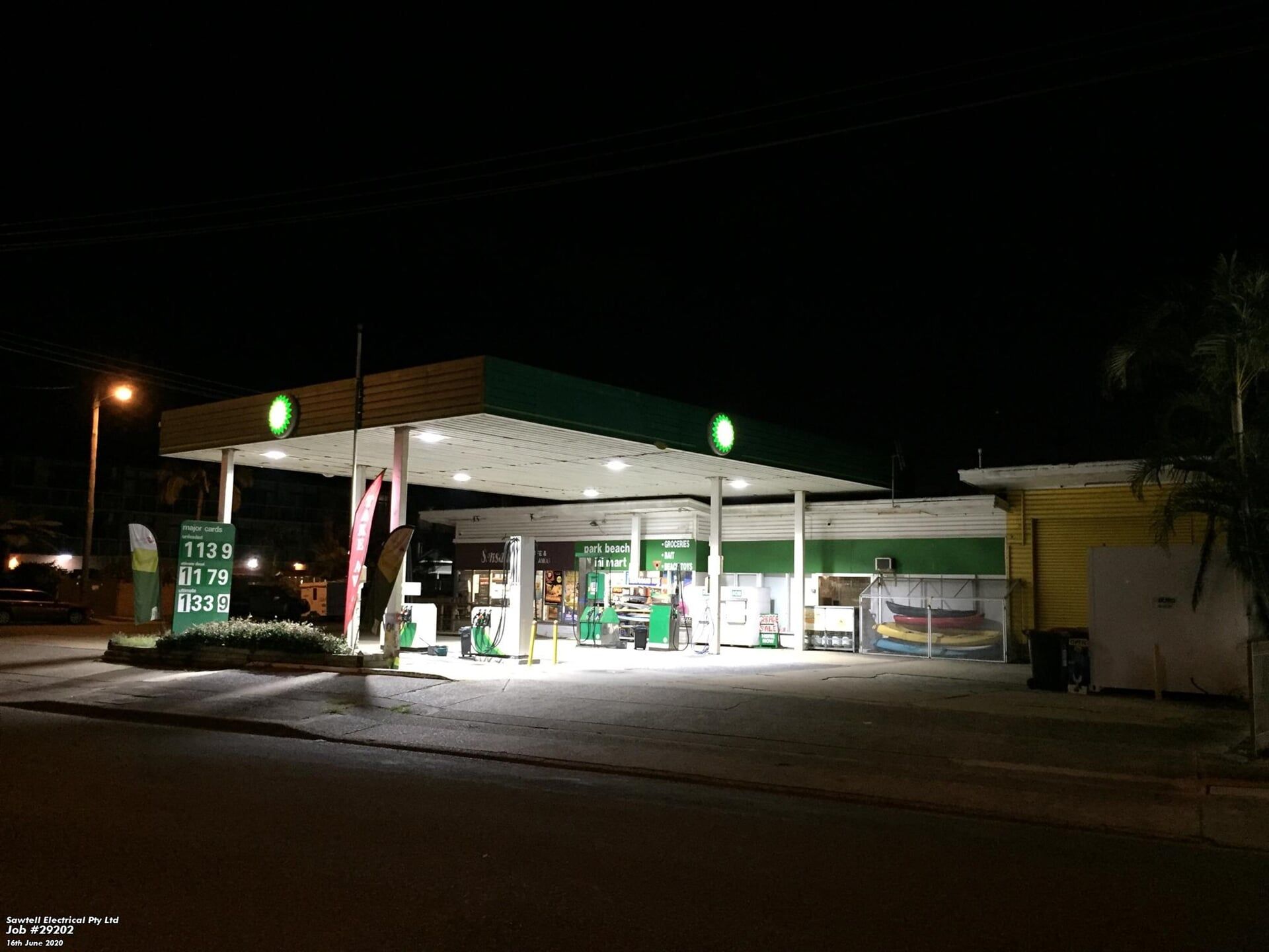 Gas Station — Sawtell Electrical Pty Ltd In Coffs Harbour, NSW