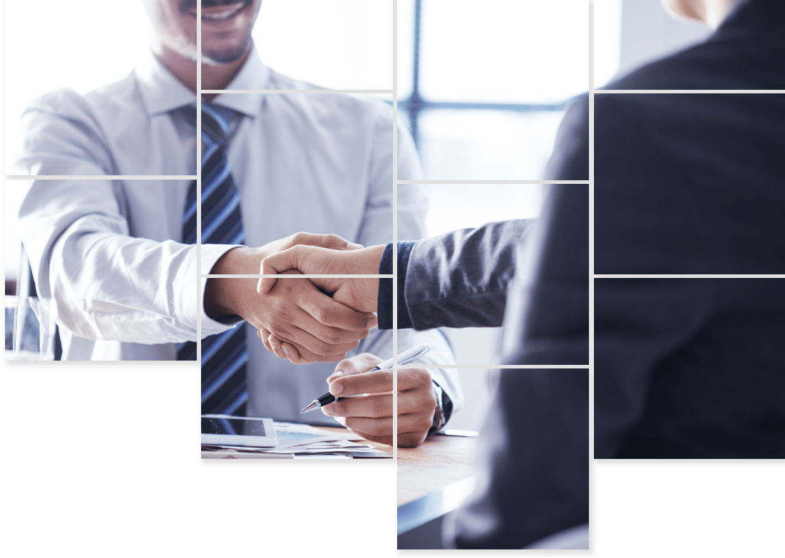 Two Businessman Doing Handshake — Colorado Springs, CO — BennCo Advisors Inc