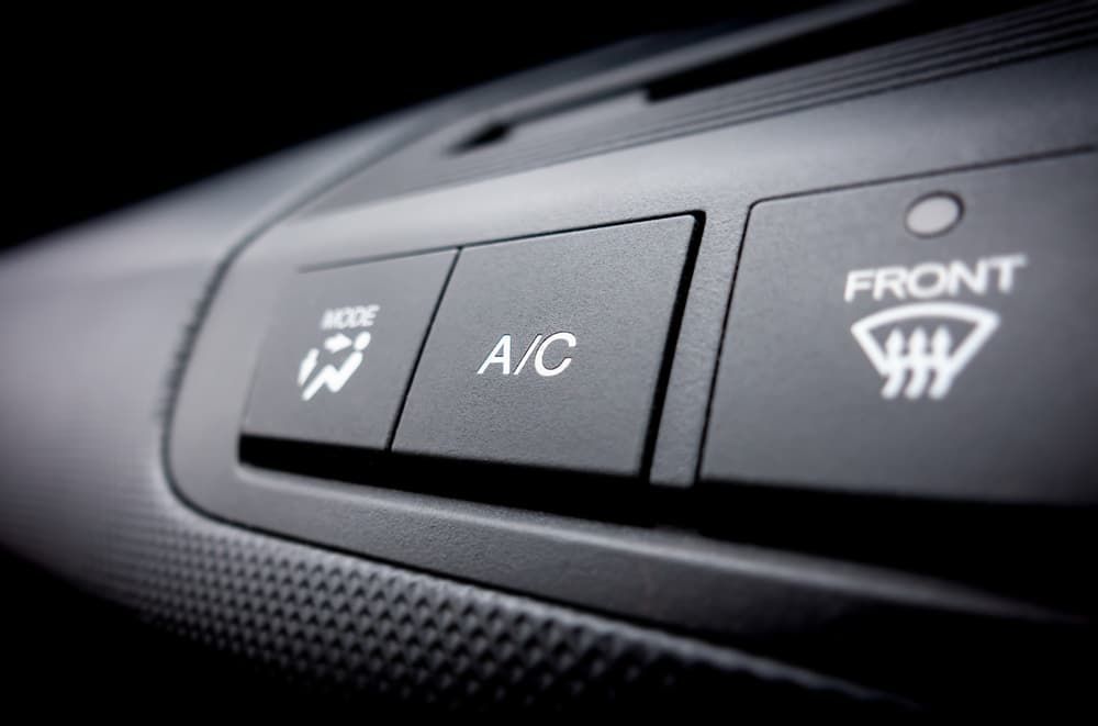 A Close Up of a A/C and Front Button on a Car — Gricey's Workshop Automotive Specialist in West Wodonga, VIC