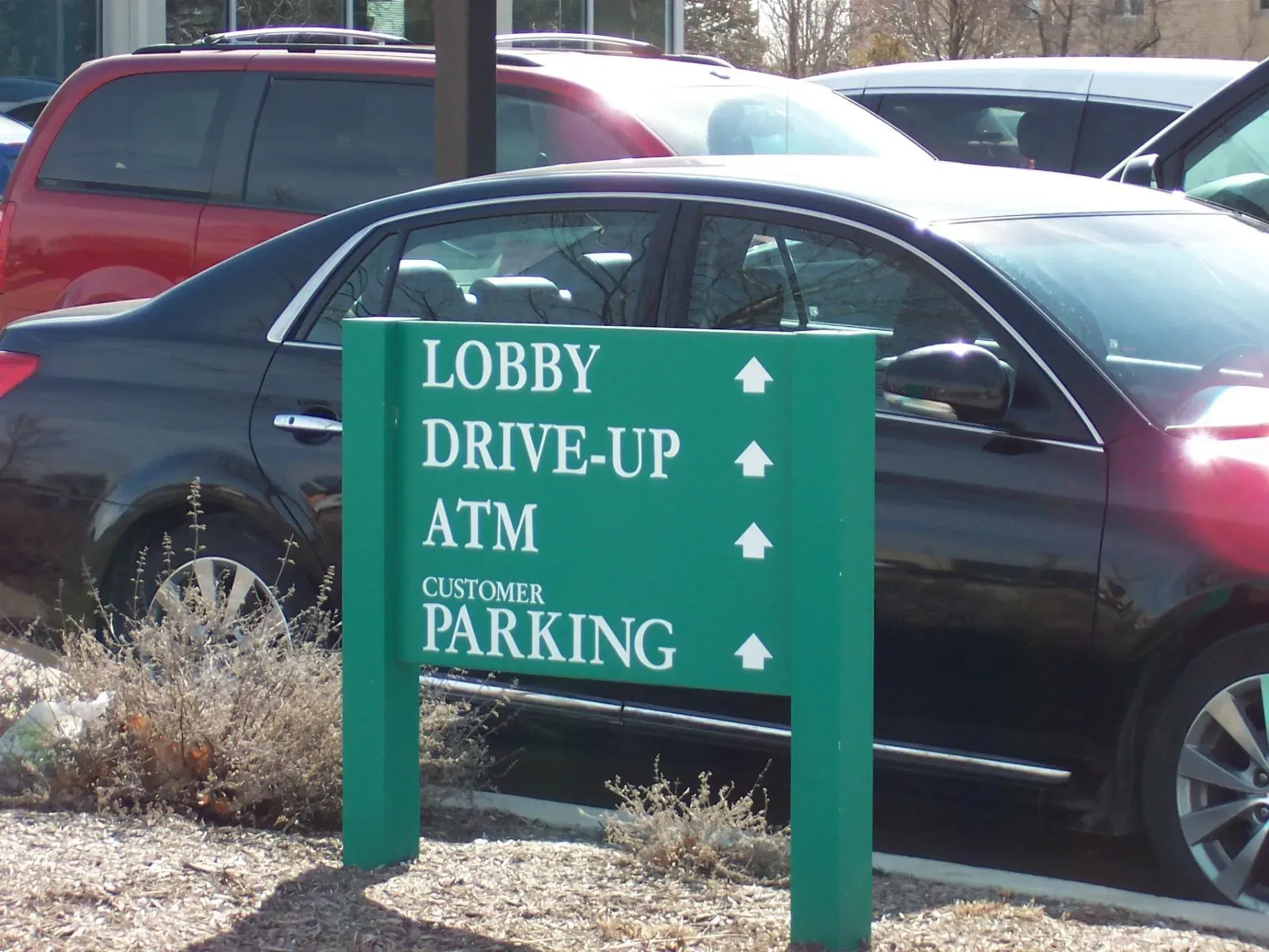 Green Directional Signage — Bloomington, IL — Super Sign Service