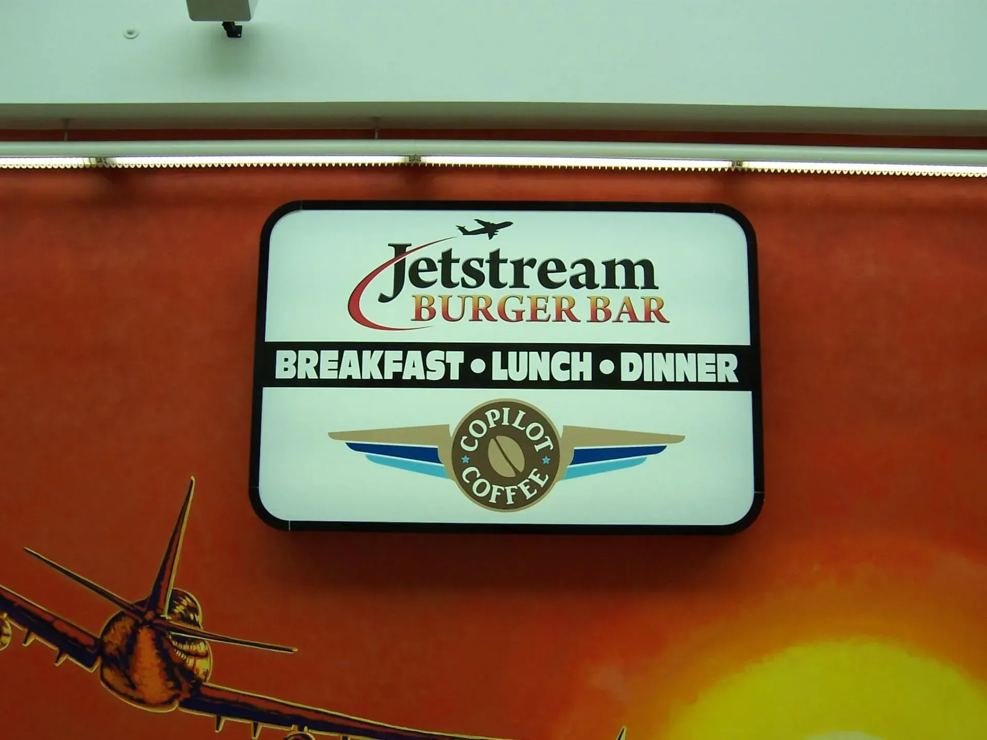 Jetstream Burger Bar Interior Signage — Bloomington, IL — Super Sign Service