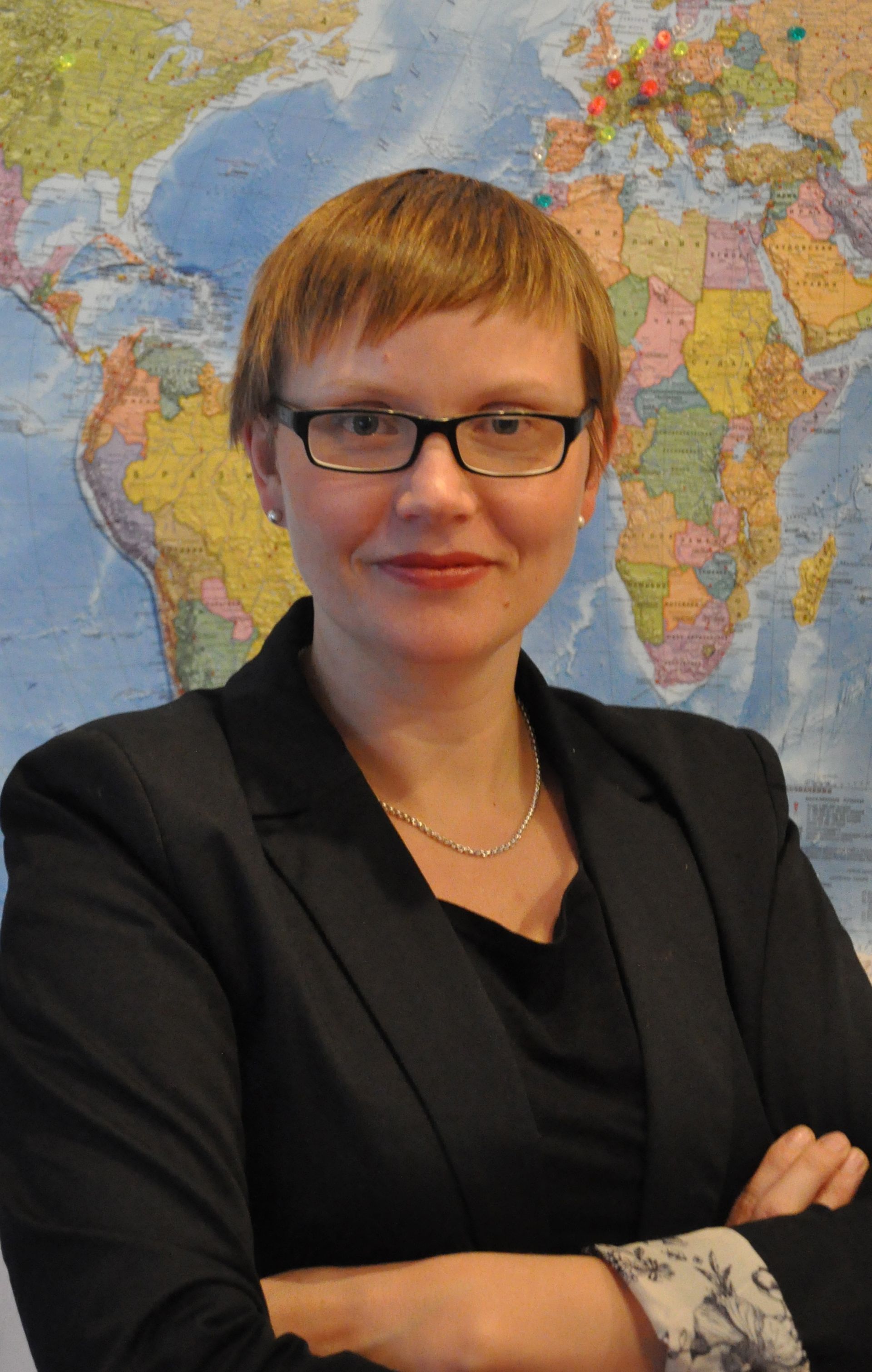 Porträt einer Frau mit Brille – Team DaF-Zentrum Wildau