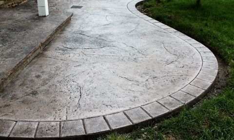 Stamped Concrete Patio — Beavercreek, OH — Eldridge Construction Co