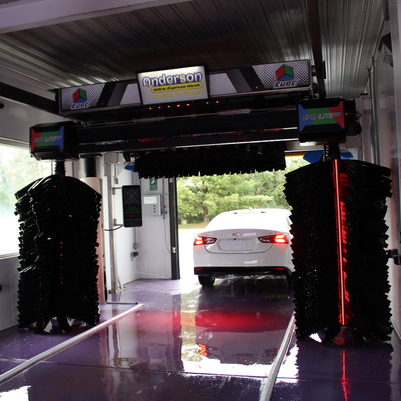 automatic touch spinlite carwash