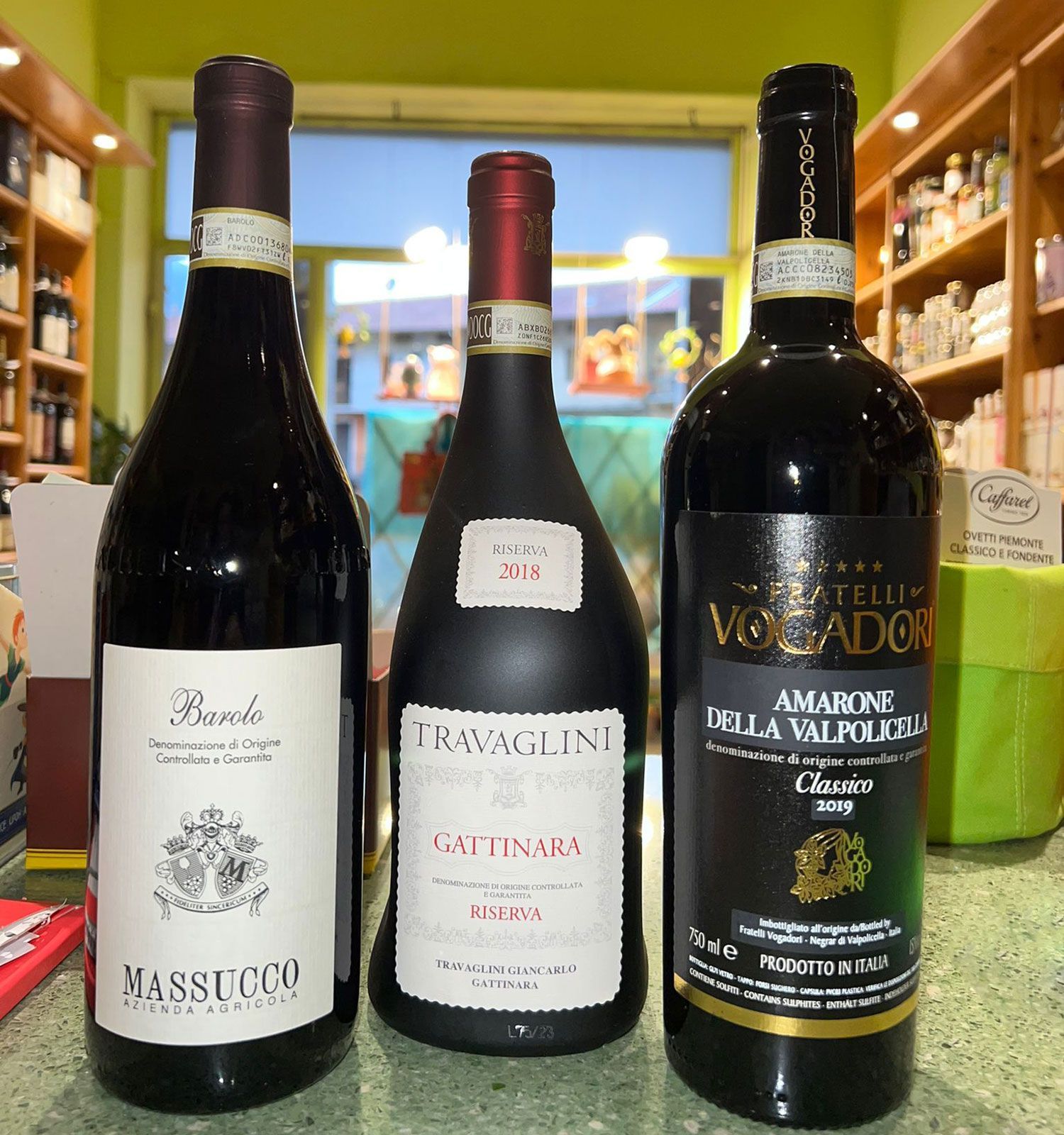 bottiglie vini rossi