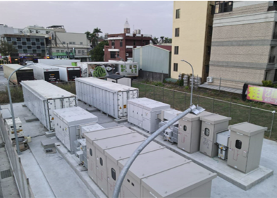 儲能實績：苗栗 2.5MW/2.6MWh 