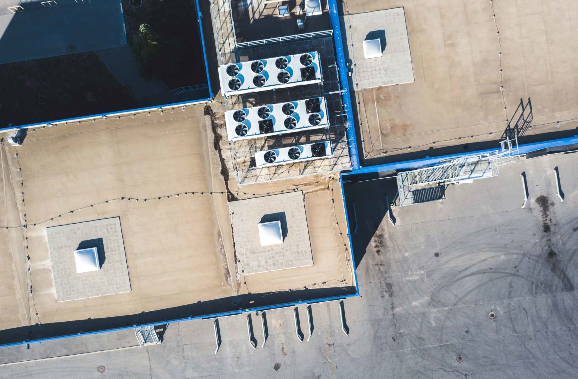 Energy Efficient Roof — Building Top View in Las Vegas, NV