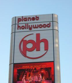 Roof Coating — Planet Hollywood Sign in Las Vegas, NV