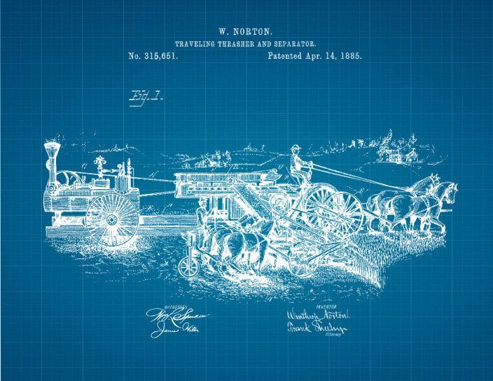 Traveling Thresher and Separator