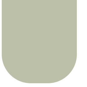 A green u shaped object on a white background. A green u shaped object on a white background.