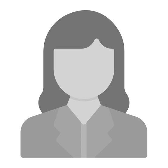 Gray generic user avatar icon with a person silhouette in business attire