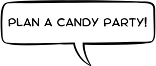 Plan a candy themed teepee party