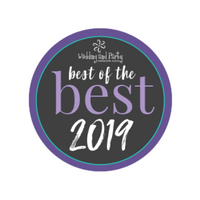 Circular “Best of the Best 2019” badge in purple, teal, and black with white lettering