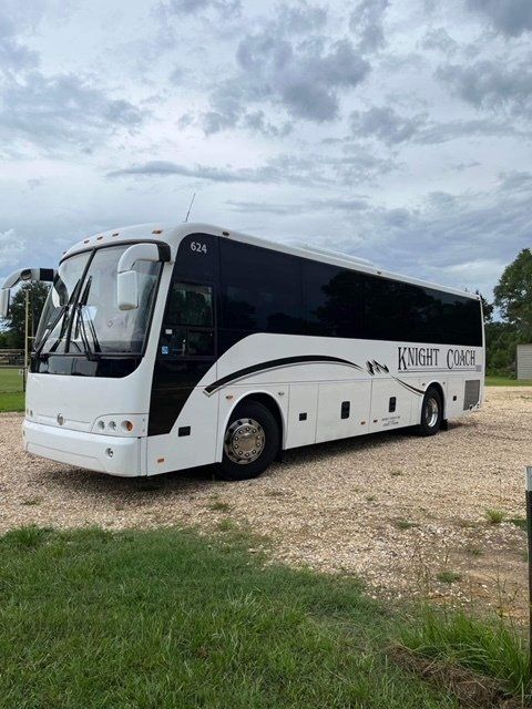 Bus Parked On The Field — Laurel, MS — Knight Coach
