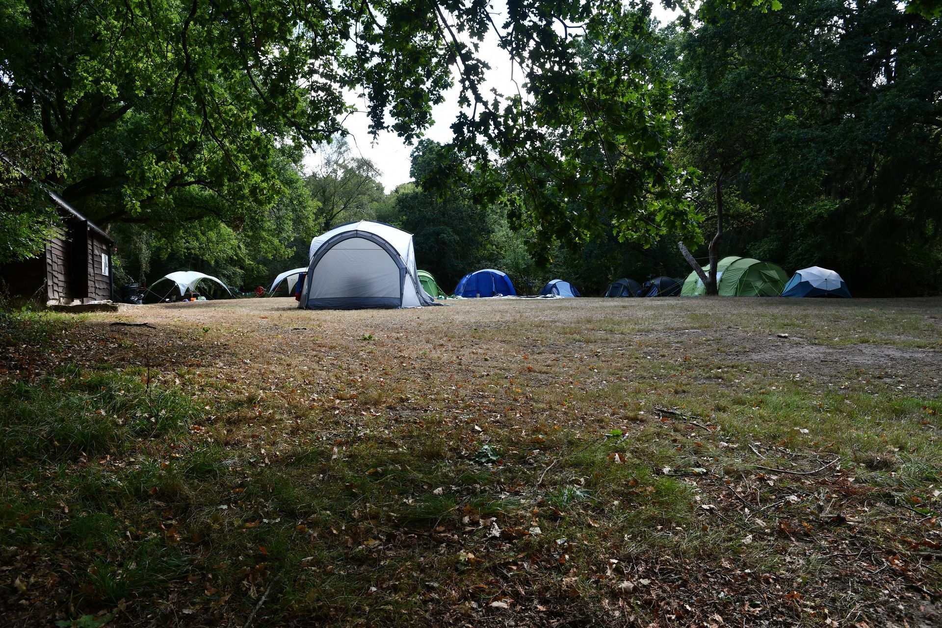 Campsite with tents 