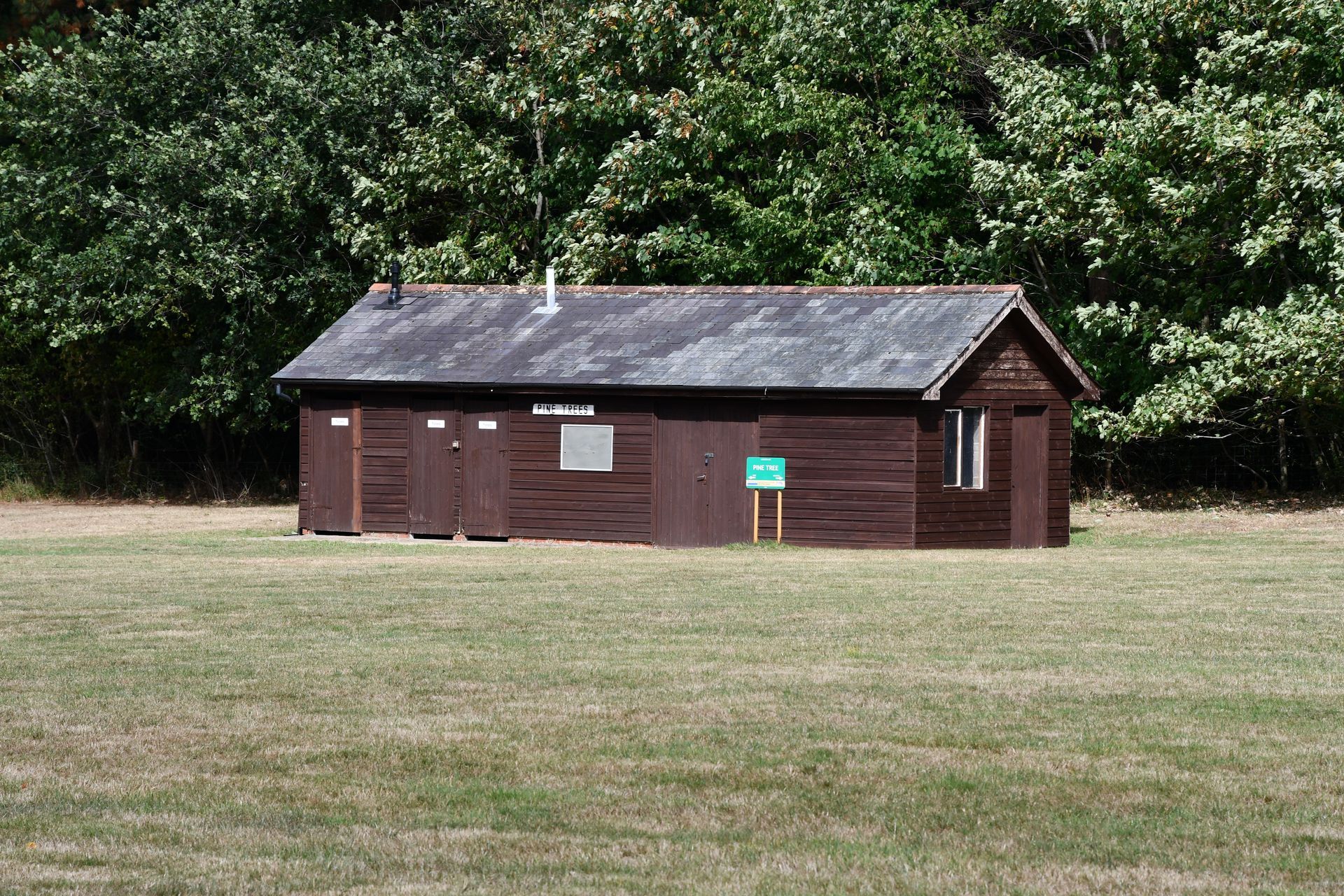 Campsite with shelter and toilets