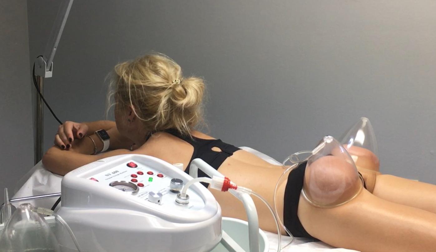 Girl Having A Butt Tightening - Skin Tightening in Bowie, MD