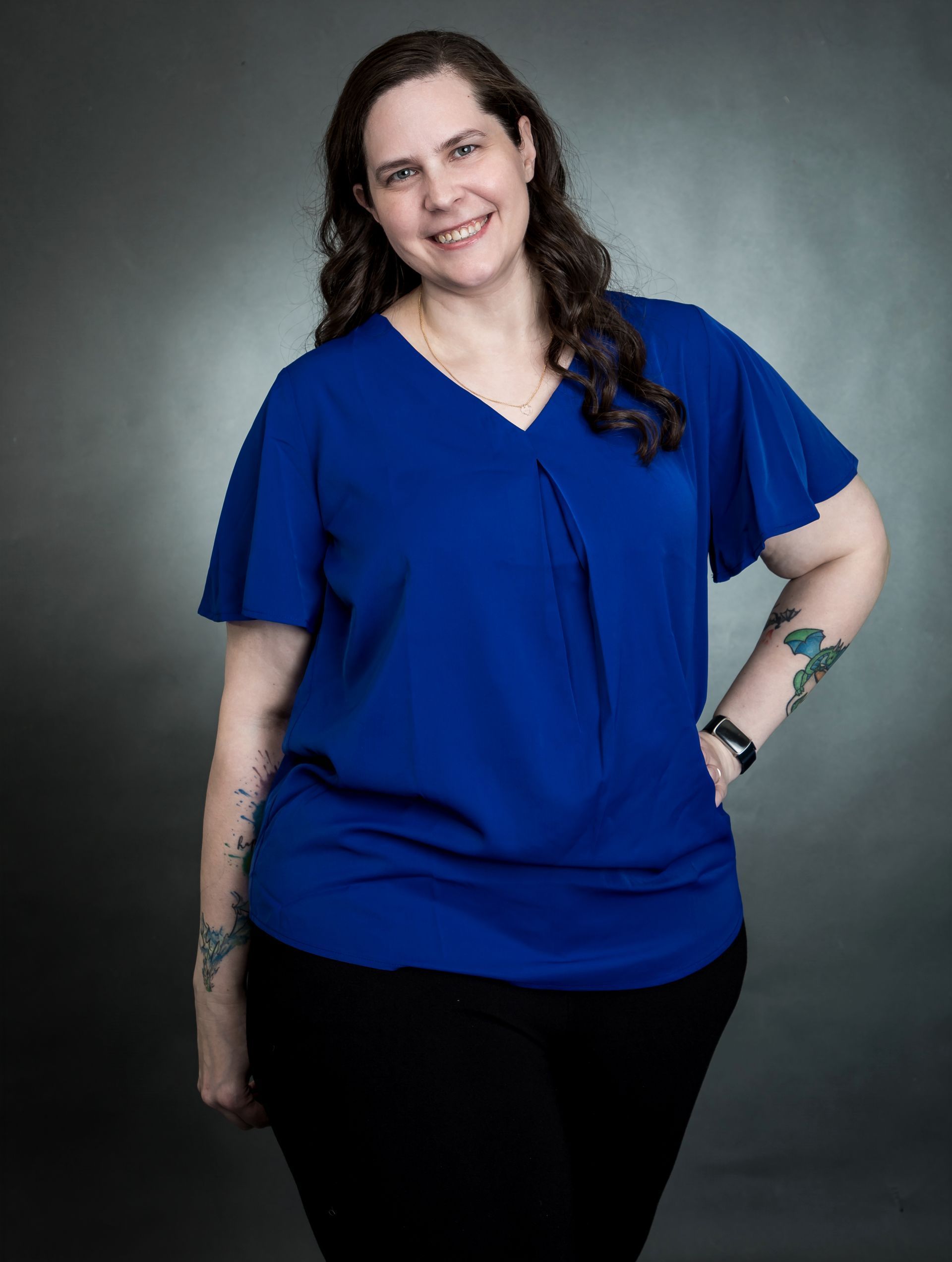 Chrissy Royal Blue shirt