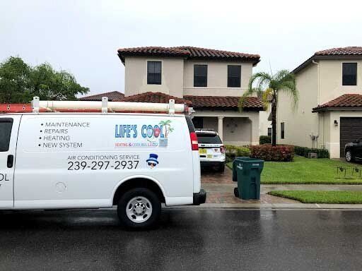 Life’s Cool Heating & Cooling Service Van
