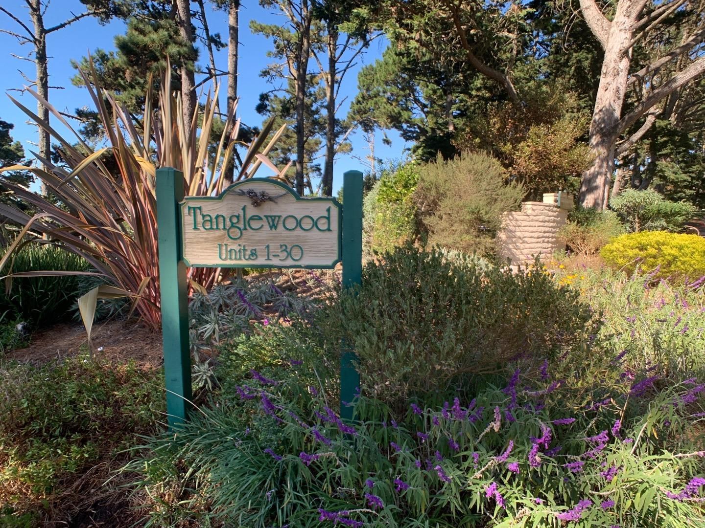 Tanglewood Condominiums In Monterey California Welcome Sign