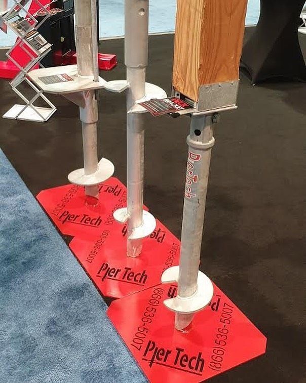 A Pier Tech Product Is Displayed On A Red Mat — Affordable Underpinning Solutions In Shell Cove, NSW