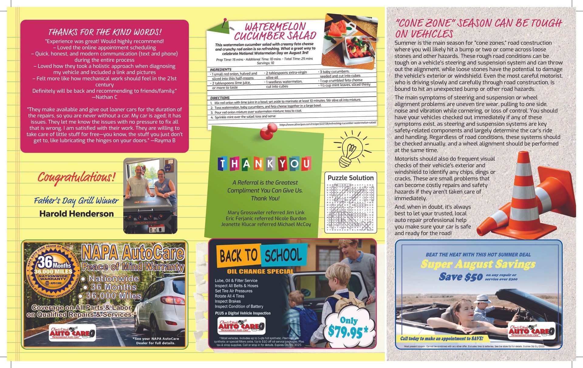 Newsletter - Olmsted Auto Care - image #2