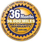 Warranty Badge | Olmsted Auto Care