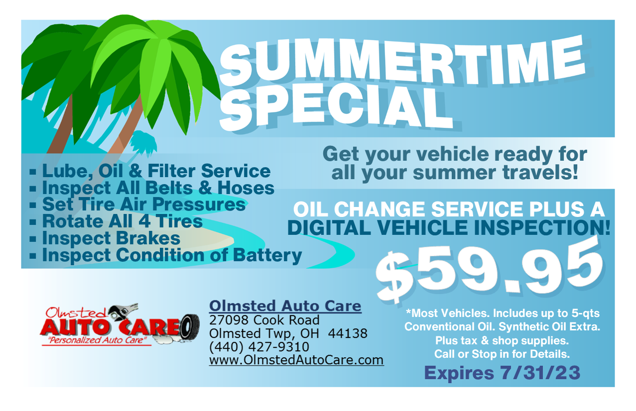 Specials Olmsted Auto Care