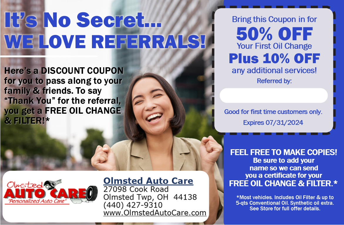 Specials Olmsted Auto Care