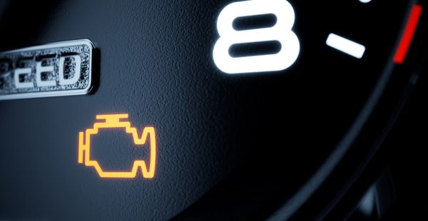 Check Engine Light showing on speedometer | Olmsted Auto Care