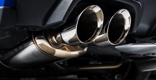 Upclose of mufflers for vehicle | Olmsted Auto Care