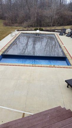 View of swimming pool in portrait - Pool Installation in Churubusco, IN