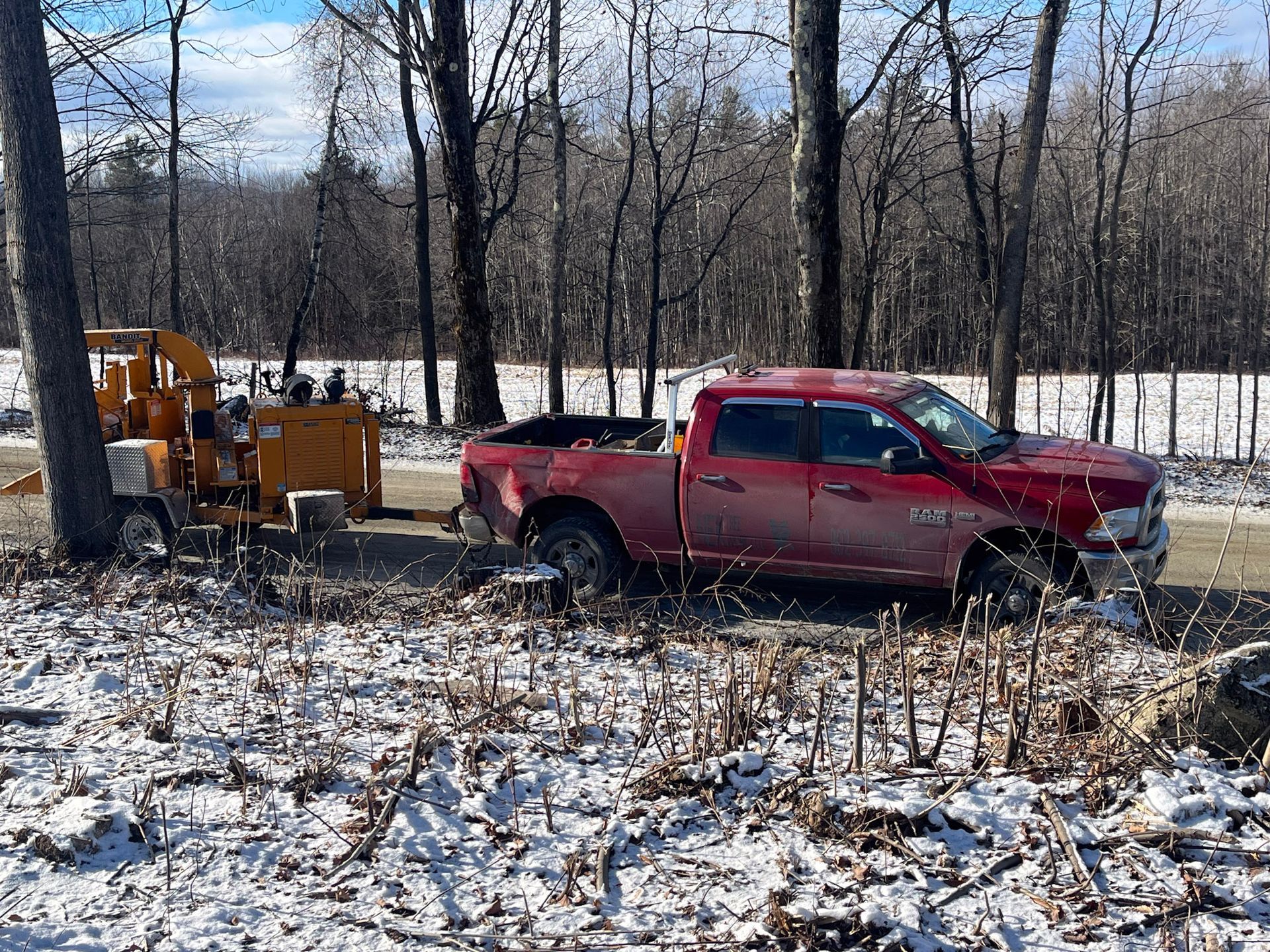 NEK Tree Workz equipment ready for the next tree removal