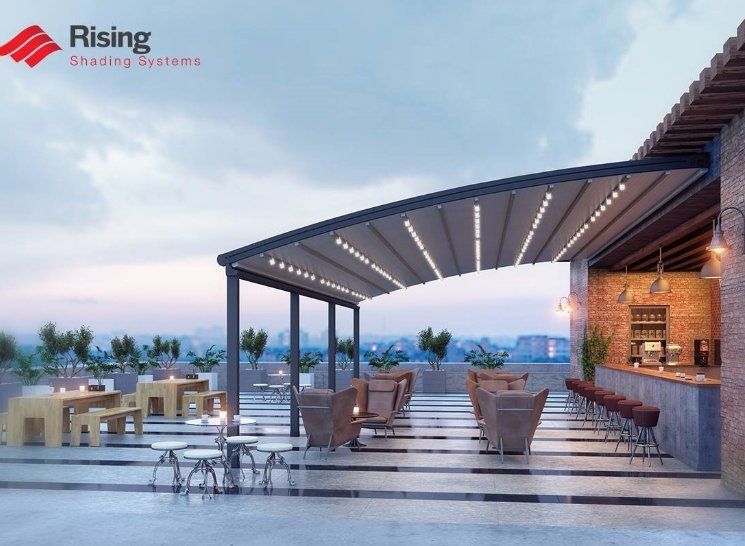Retracting roof system