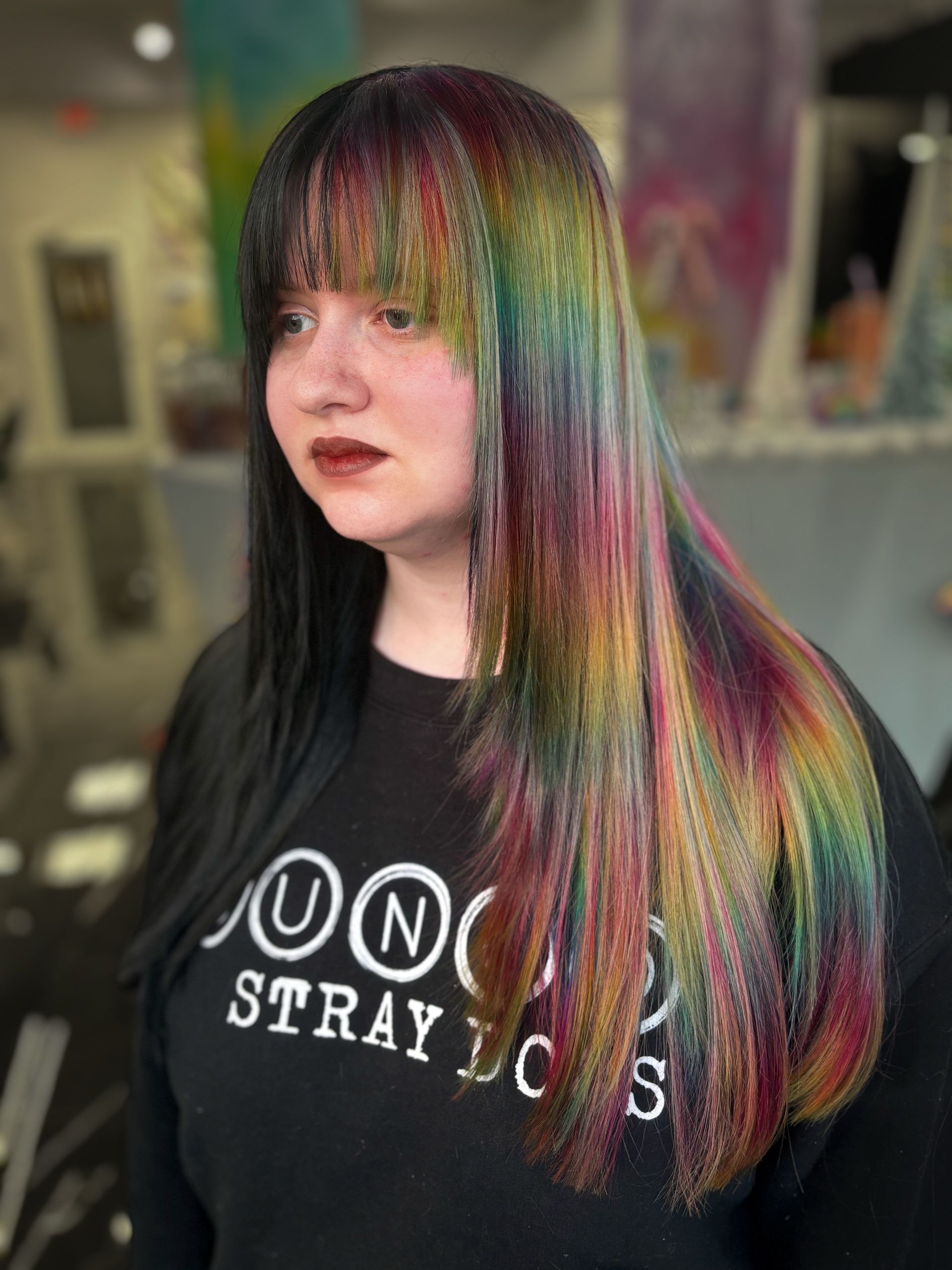 Cabello arcoiris