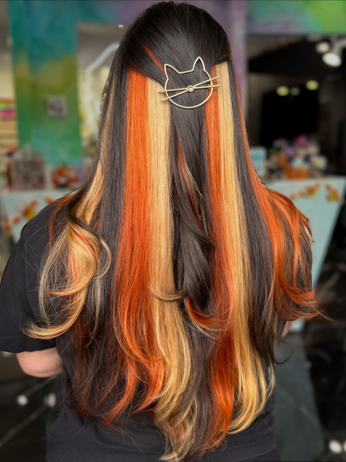 Color de cabello calicó