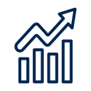 אייקון גרף - שימור תוצאות לאורך זמן