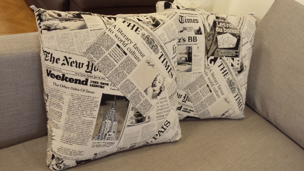 Cuscini con fodera personalizzata